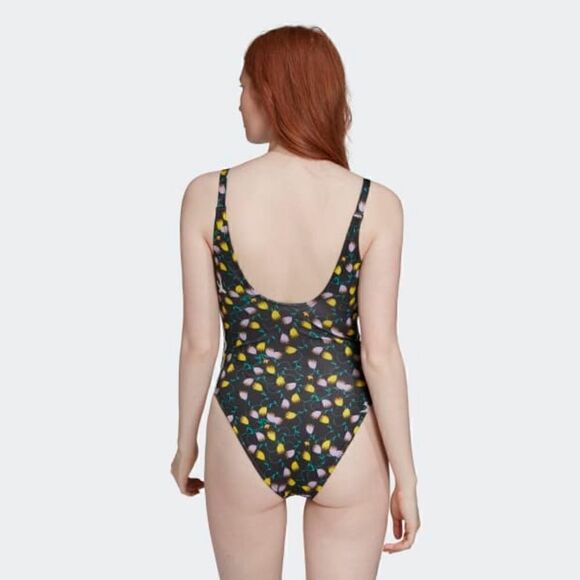 Adidas Originals Allover Print AOP Black Bodysuit - Picture 10 of 10